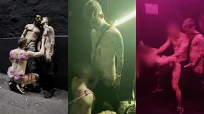 sexo na area de fumantes da balada