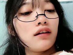 Close up POV of teen sucking cock