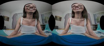 Vicky Love's massive tits get drenched in cum in POVC - Big Tits Handjob