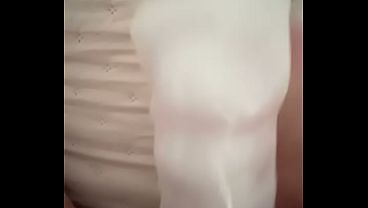 Huge Cock Pounding White Sleeve Toy Until Massive Cumshot Inside