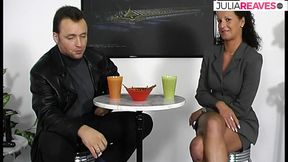 Hot girl sucks a huge cock to a massive mouth cumshot