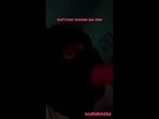 Masked fuck pig