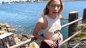 Sexy blond enjoys rough porn - Khloe Kapri