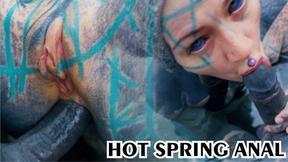 ”inked ANUSKATZZ gets BUTT RAVAGED in public / outdoors, gape, ASSFUCKING - Punk - Goth”