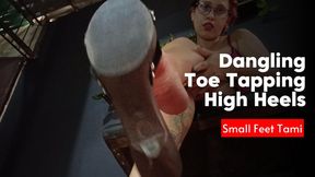 High heel hanging from the feet (4)