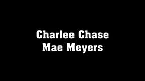 mae meyers and charlee chase share blowjob threesome with facial