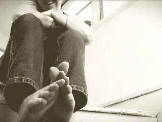 Solo Large Feet Trans Dude Huge POV Foot Worship Foot Fetish