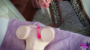 Stepdaddy Vibrates You and Fucks You in the Ass!