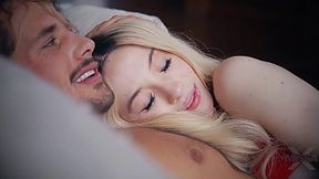 Dating app making hot blonde & young stud get together