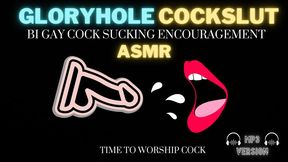 Gloryhole Cock Slut ASMR - Sensual Bisexual Encouragement with Countess Wednesday - Gay Blowjobs, Cum Eating Instructions, Cock Worship AUDIO ONLY MP3