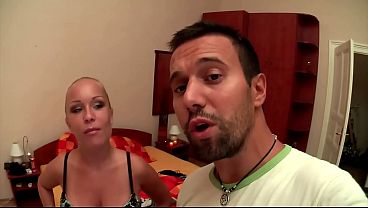 German blonde babe sucking off multiple cocks in masked bukkake GGG John Thompson