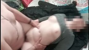 Blonde beauty seduced by stud in the barn, getting pounded on hay bales