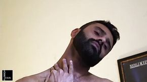 Watch Sid as he strokes his huge precuming cock