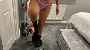 In My Tight Black Leggings, High Quality and 10 Minutes Long.