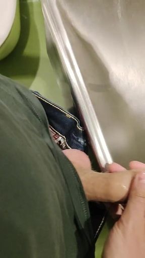 Young Skninny Boy Piss on the Train