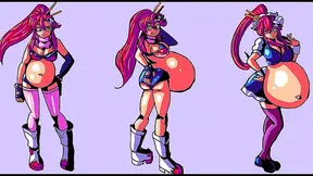 Curvy Anime StepMom-to-Be Savors Sensual Belly Growth Pleasures