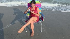 Aldo Sandal Dangle While Relaxing At The Beach