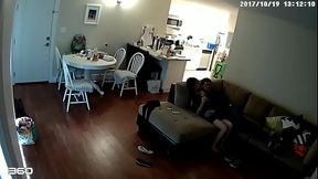 Homemade webcam catches cheating GF getting fucked by another guy