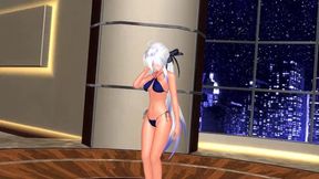 【MMD】Haku-san - Angel Rhythm【R-18】