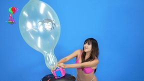 Emiko Debuts Machine Popping Halloween Balloons HD (1920x1080)