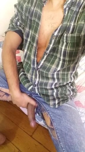 A giant dick from a different angle will make you horny even bigger