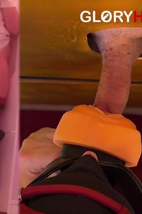 22-year-old Secretly Watching Porn - Gets Sucked Hard at the Gloryhole