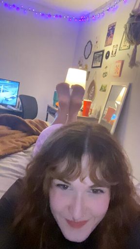 Feet bunny ears