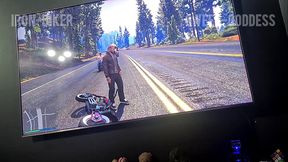 I bet with my stepbro on the video game and lost...