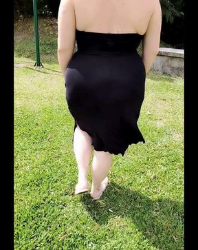 Walk in the Public Square with the Stepmother in a Transparent Dress.