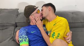 Fucking with my best friend to celebrate Brazil's victory