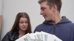 Hot girlfriend sells herself for cold hard cash