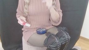 Smoking in overknees