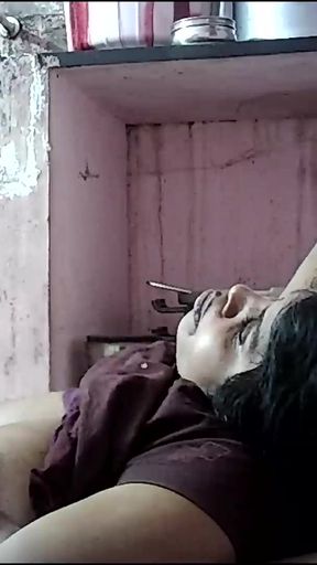Captivating moment from &quot;Indian house wife big natural boobs pressing&quot;