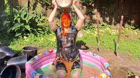 9 Buckets of Mess, Cake, Beans and Syrup