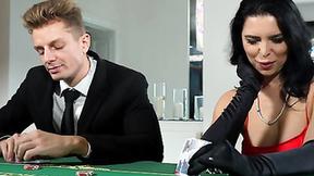 ”DATING MY STEPSON Kira Queen's casino night with Stepson”