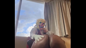 Liberian Whore Gets Fucked Hard By A Clown