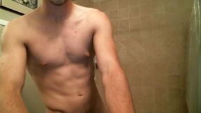 Lean Body Model Jerking Off