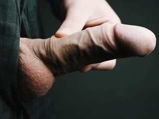 Thick ejaculation in 4K slow motion. Masturbating my large veiny Swedish rod. Uncut and natural foreskin.