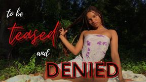 To Be Teased and Denied