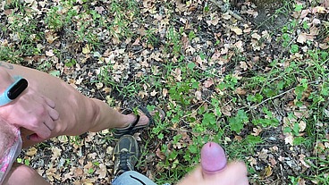 Risky forest fucking 4K