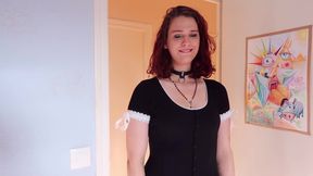 Sunday Cock Worship - Adorable Trans Wife Worships Her Husbands Cock