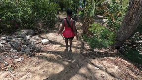 Out The Mud Bitch in REd Street Walk Further Down Went to Such Nice Scenery She Had Plans to Make It Even Better - Mastermeat1