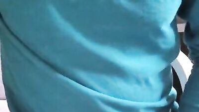 Closeup stroking of hard mushroom tipped dick