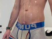 15 minutes of solo watersports with self facial