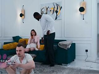 Step Daughter Pesters Step Daddy Terry Banks Until BBC Bangs Her in Shared Couch Untill Cum inside
