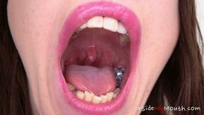 Inside My Mouth - Chanel Kiss - yawning and missing teeth (4K quality)