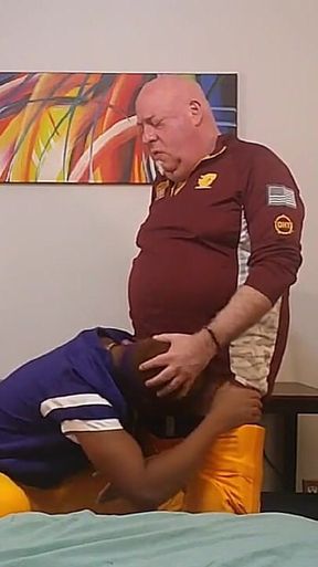 Coach Gives a Lesson in Ball Handling