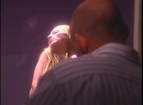 Sexy blonde in masked loves big cock in ass