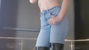 Hooked on My Chain Smoking – Jeans & Leather Boots, You’ll Crave Every Inhale