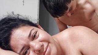 顔射 &#8211; 素人BBW痴女がアナルファックされ、汚いアナル中出しされる